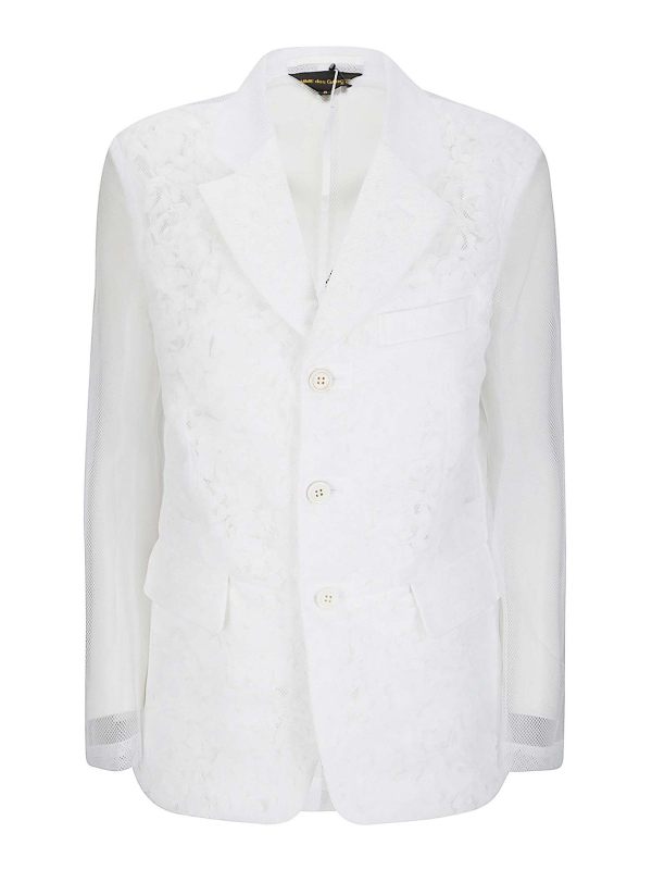 Comme Des Garcons Veste Casual - Blanc