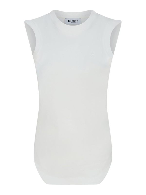 The Attico Top - Blanc