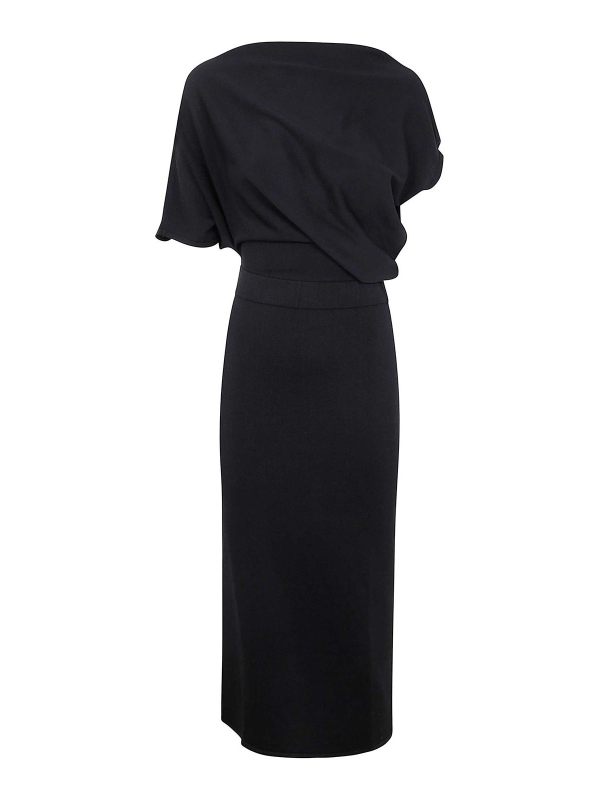 Liviana Conti Robe Au Genou - Noir