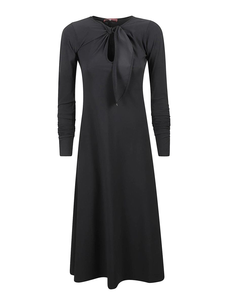 High Robe Au Genou - Noir