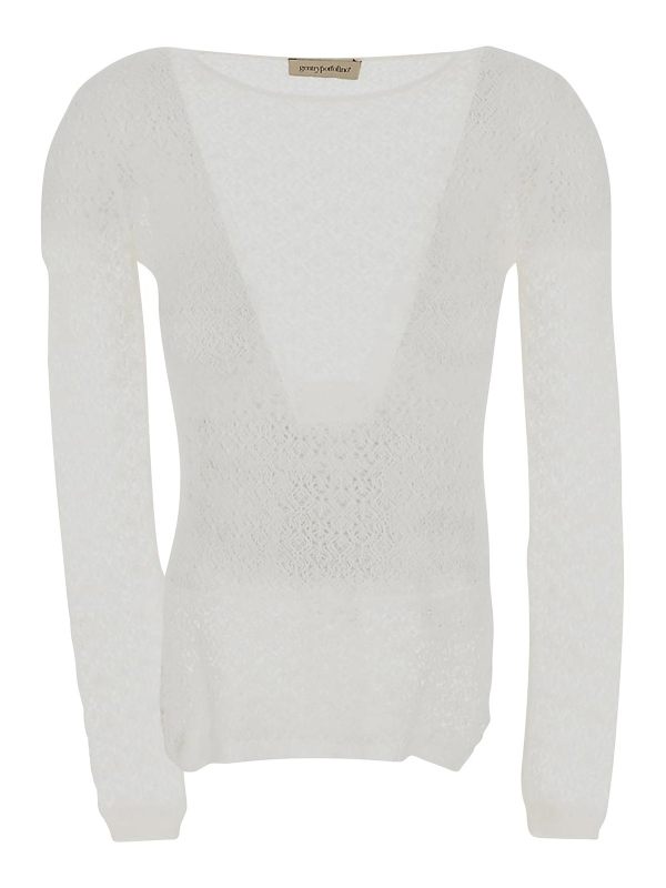 Gentryportofino Pull Col Rond - Beige