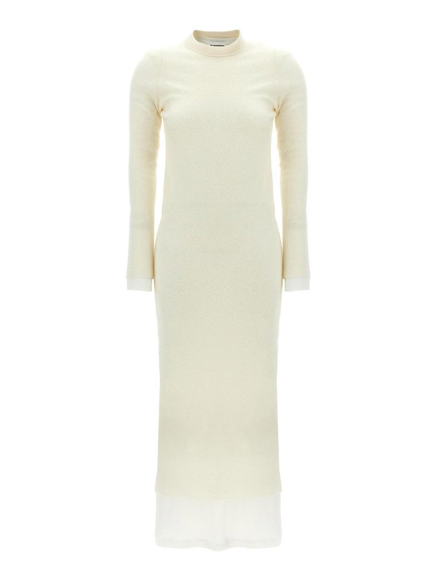 Jil Sander Maxi Robe - Blanc