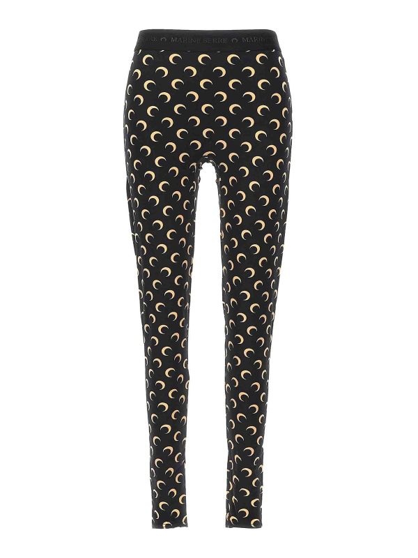 Marine Serre Leggings - Noir