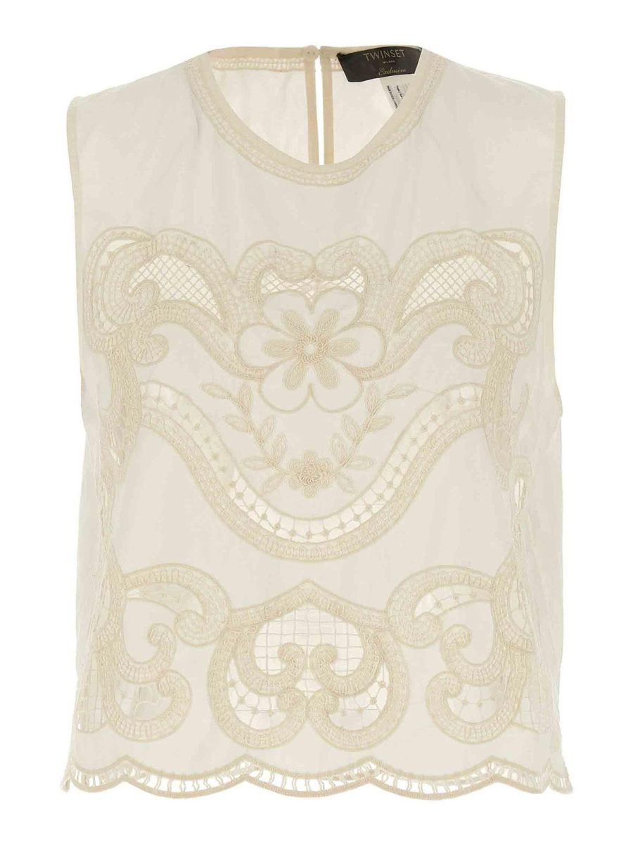 Twinset Top - Blanc