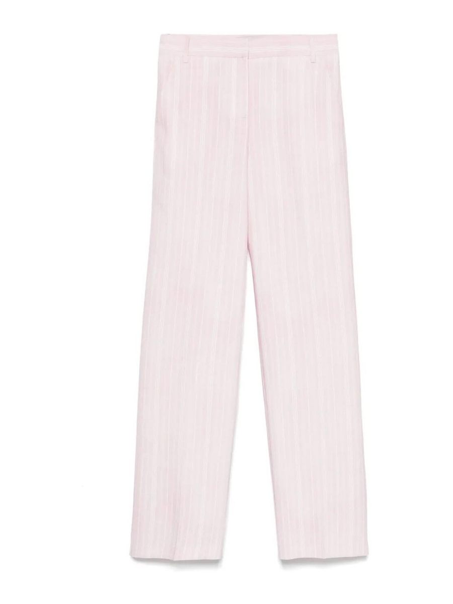 Ermanno Firenze Pantalons Décontractés - Rose Clair