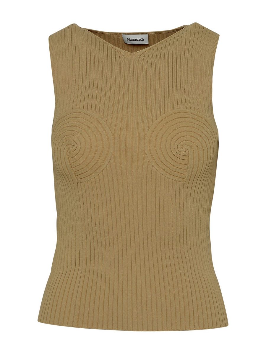 Nanushka Top - Beige