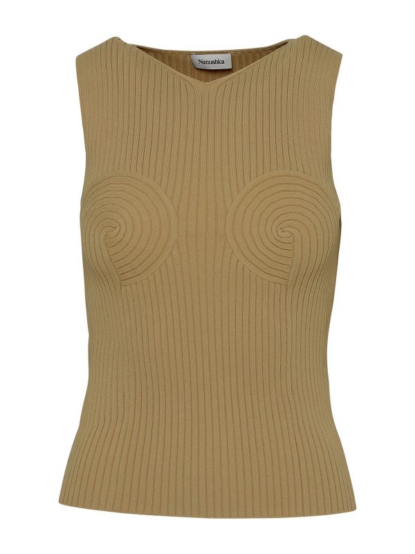 Nanushka Top - Beige