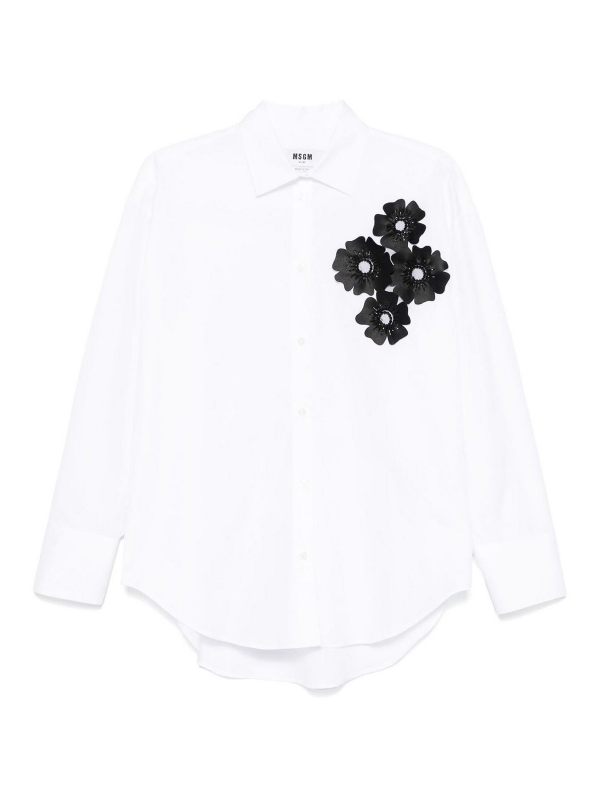 M. S.G. M. Chemise - Blanc
