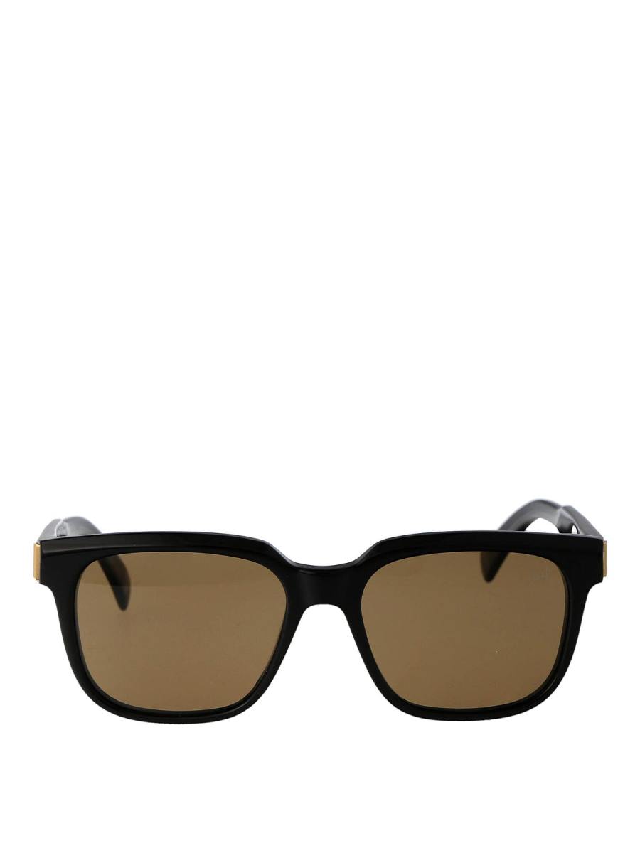 Dunhill Lunettes De Soleil - Noir