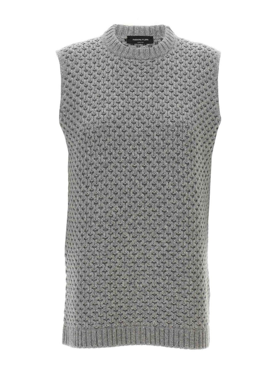 Fabiana Filippi Gilet - Gris