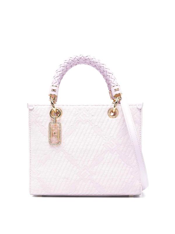 Elisabetta Franchi Sac Cabas - Couleur Chair