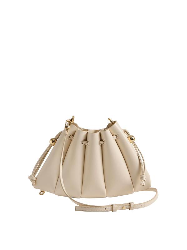 Themoirè Sac Bandoulière - Blanc