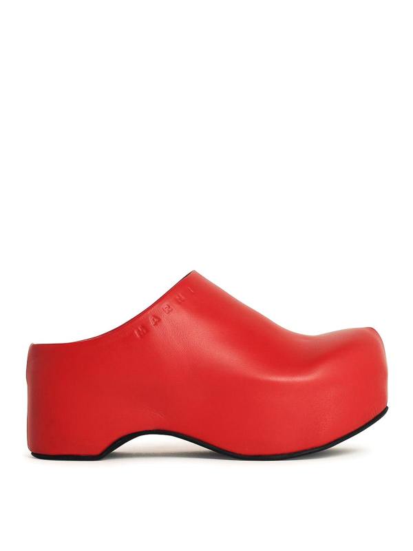 Marni Mocassins - Rouge