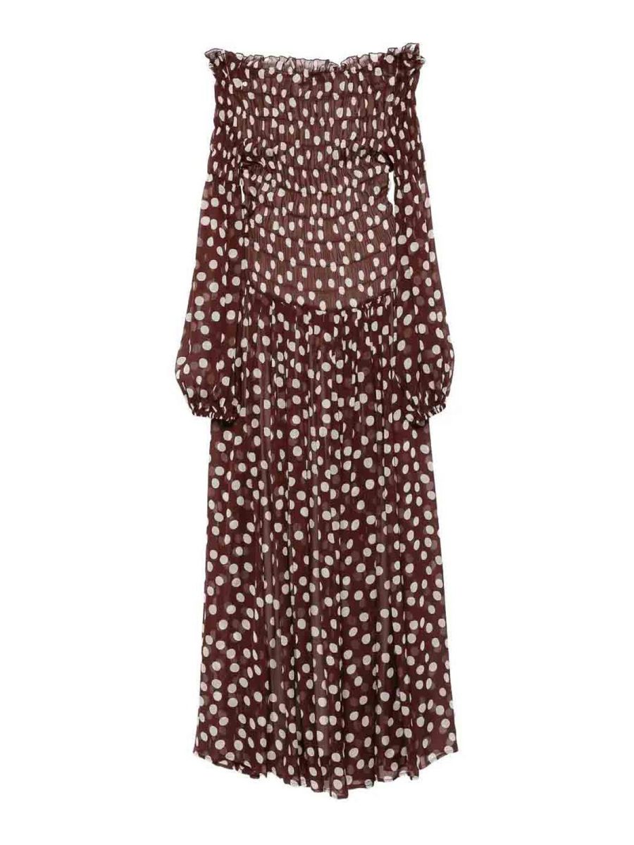 Raquel Diniz Maxi Robe - Marron