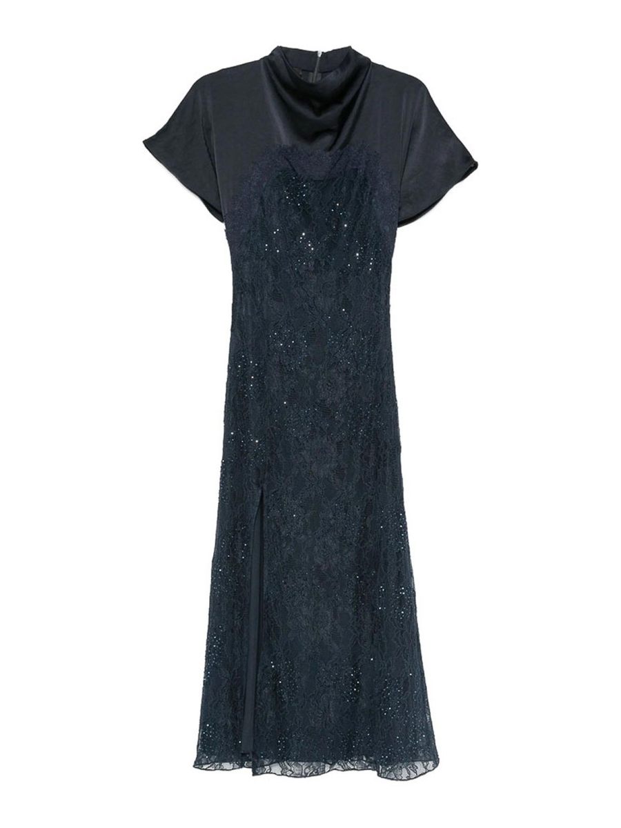 Pinko Pull Col Roulé - Bleu