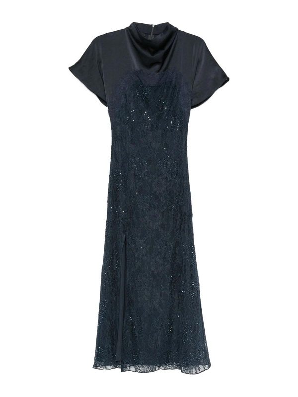 Pinko Pull Col Roulé - Bleu