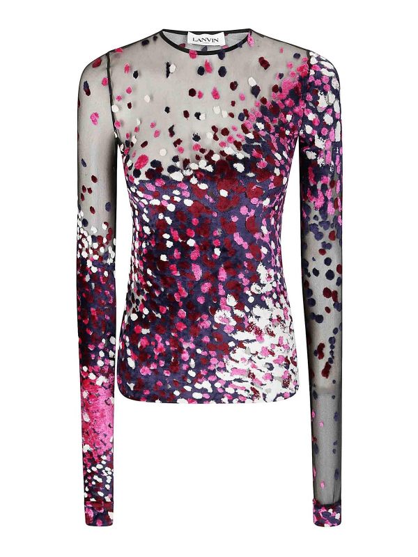 Lanvin Top - Bleu