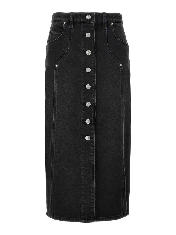 Isabel Marant Etoile Jupe Midi - Noir