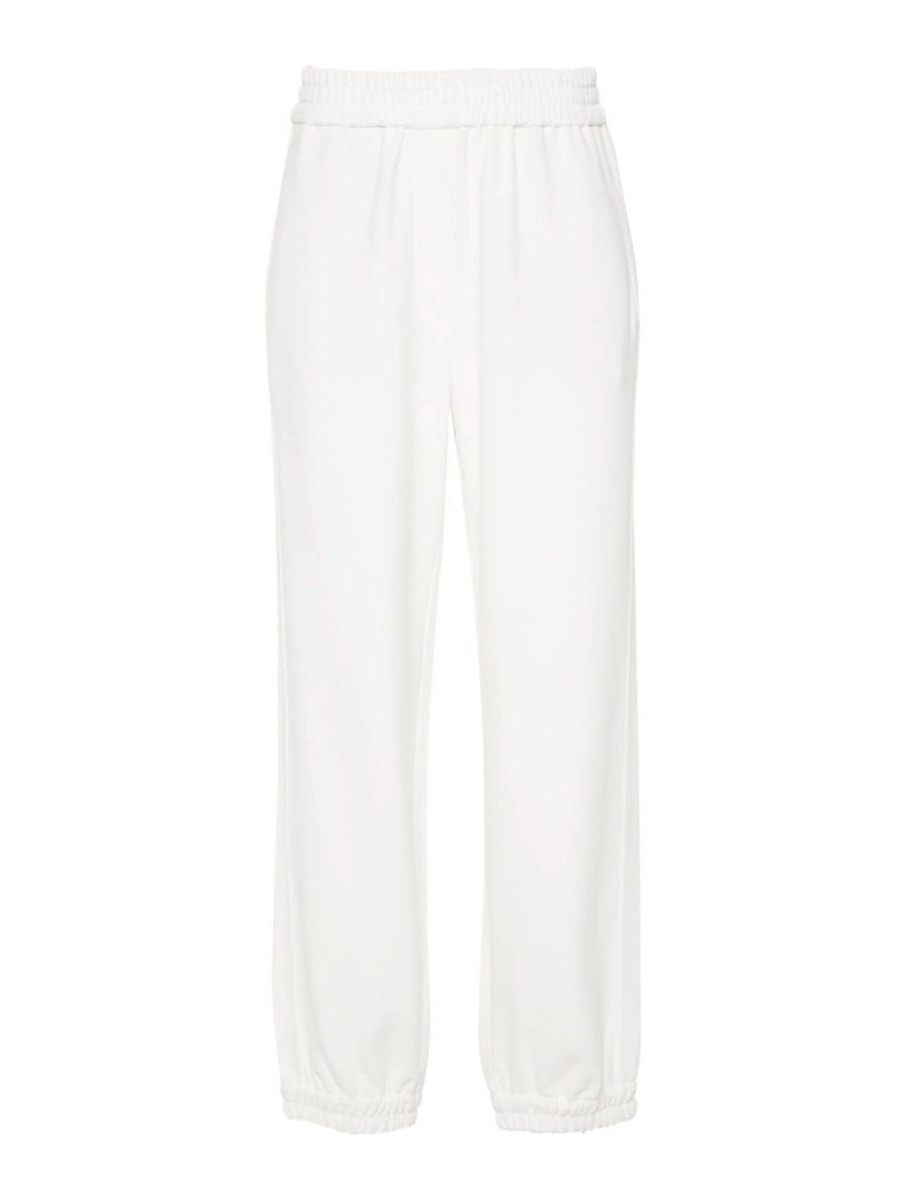 Brunello Cucinelli Pantalons Décontractés - Blanc