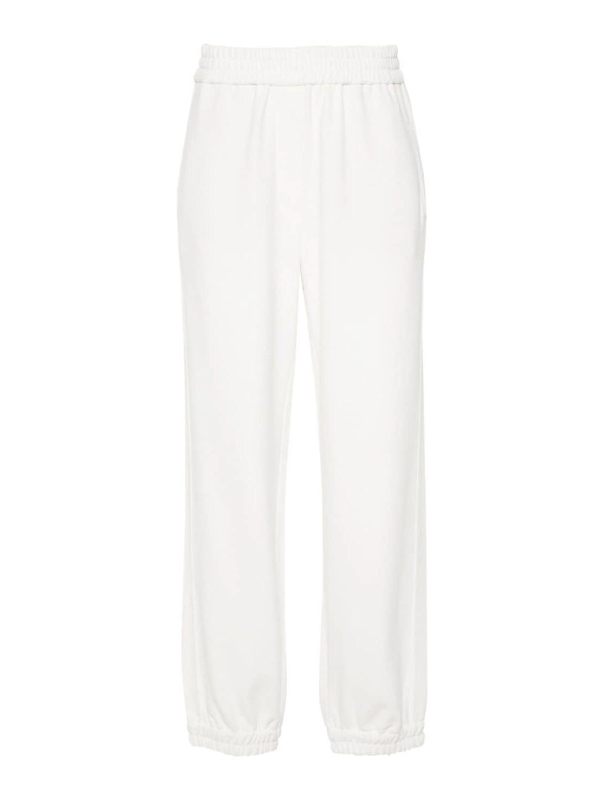Brunello Cucinelli Pantalons Décontractés - Blanc