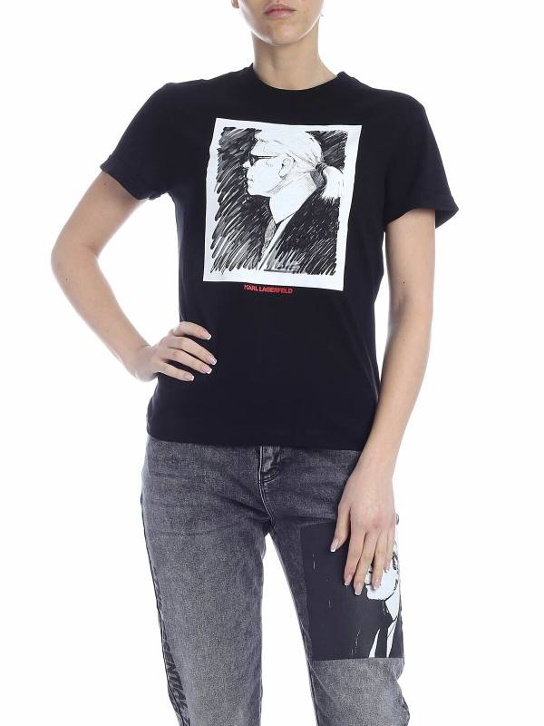 Karl Lagerfeld T-Shirt - Noir