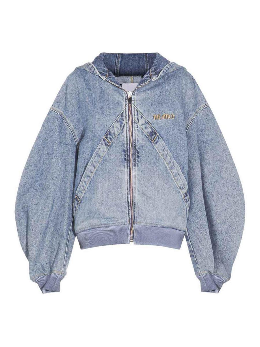 The Attico Veste Casual - Bleu