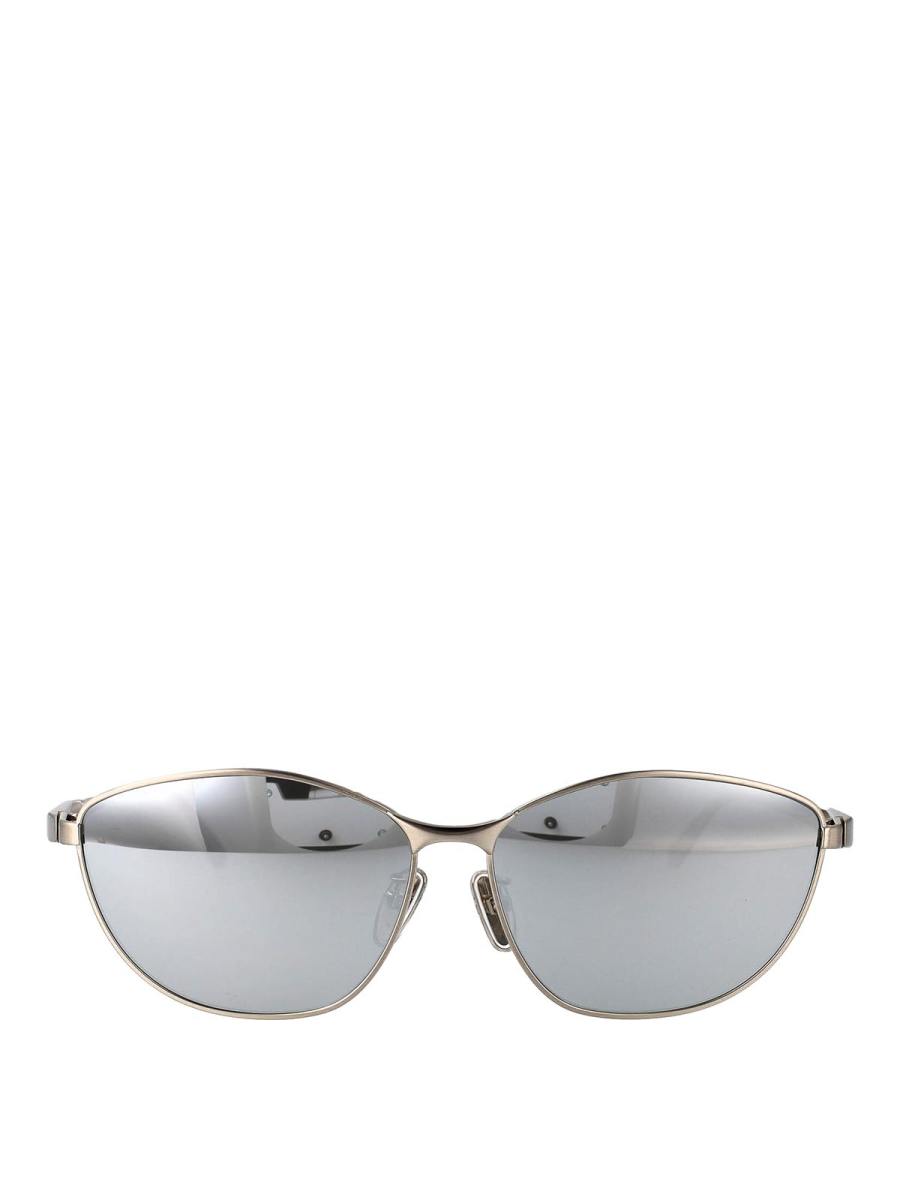 Balenciaga Lunettes De Soleil - Argent