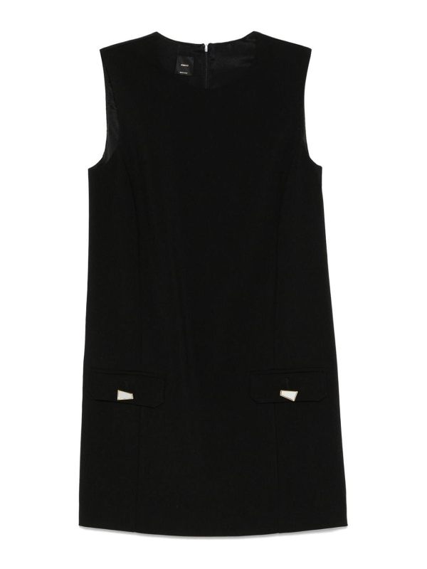 Pinko Robe Au Genou - Noir