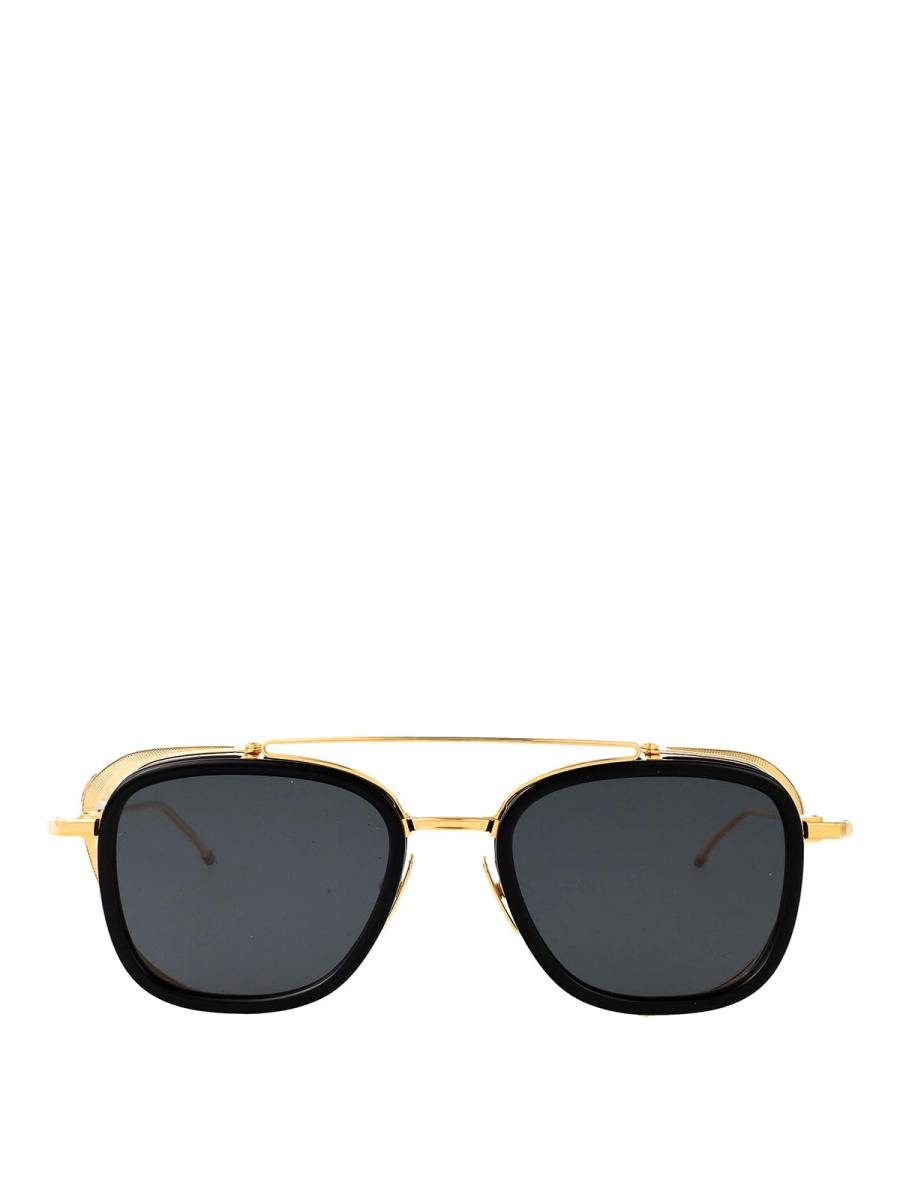 Thom Browne Lunettes De Soleil - Noir