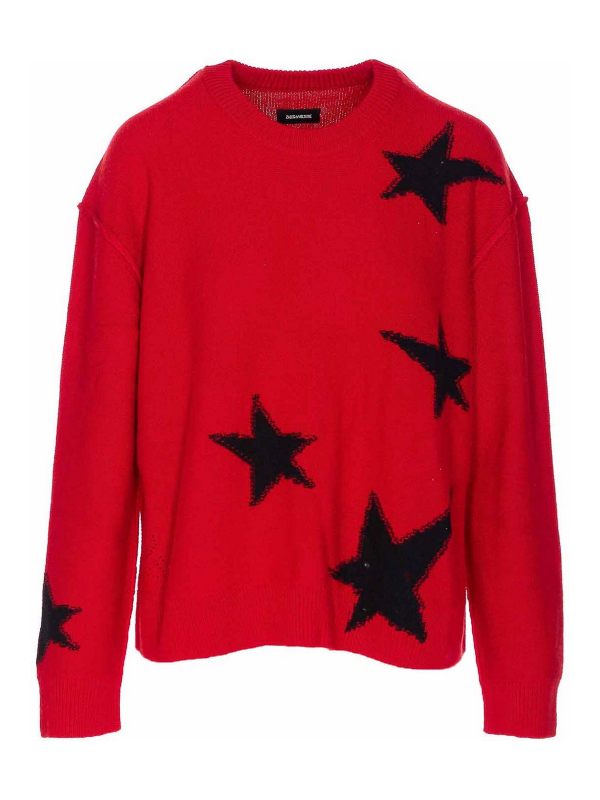 Zadig & Voltaire Pull Col Rond - Rouge