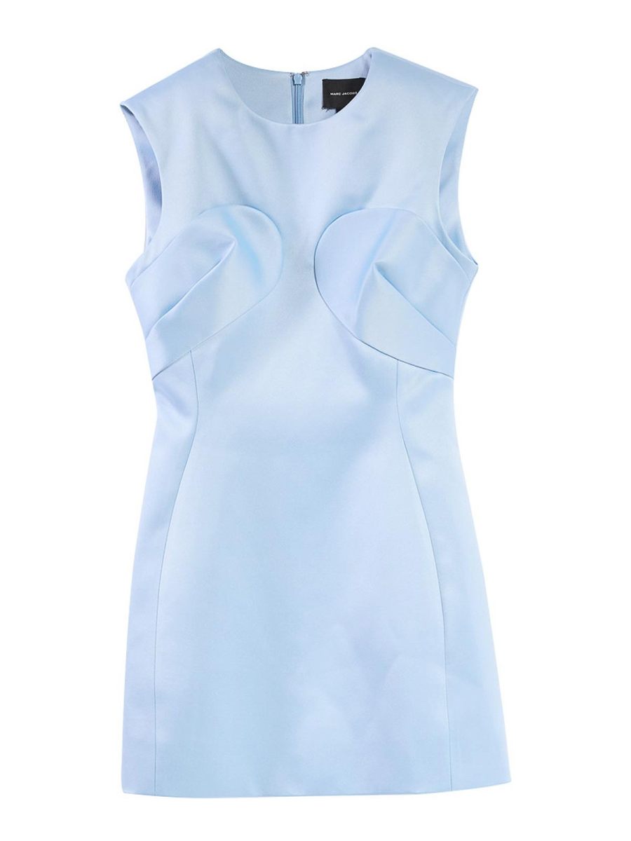 Marc Jacobs Robe Au Genou - Bleu Clair