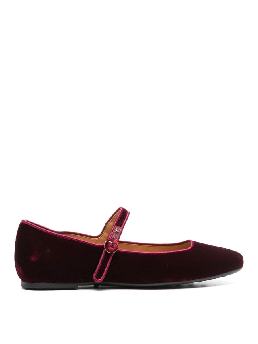 Tod's Ballerines - Rouge Brun