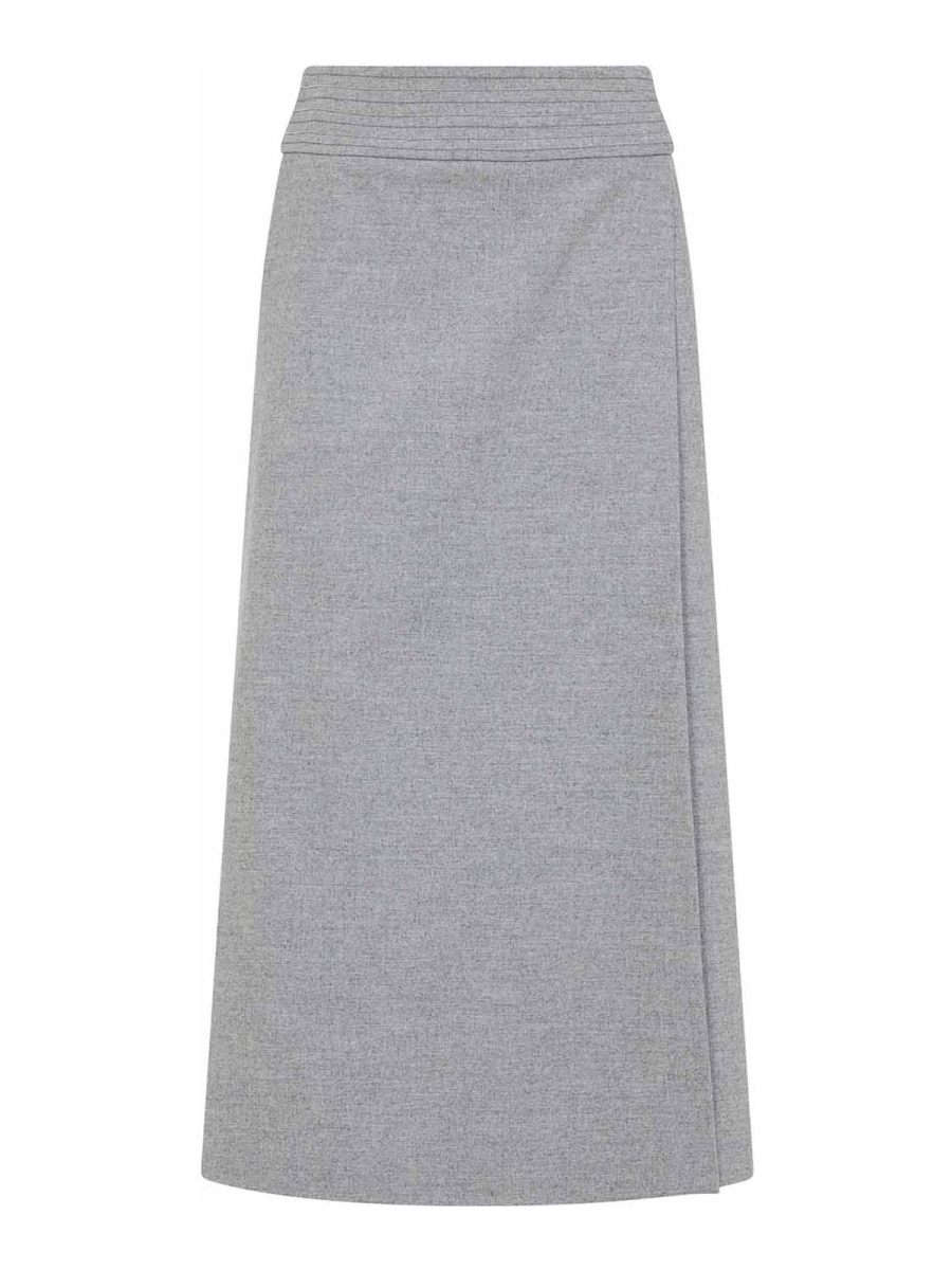 Peserico Jupe Midi - Gris