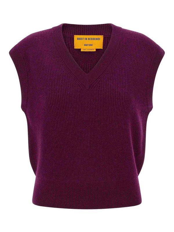 Guest in Residence Gilet - Violet