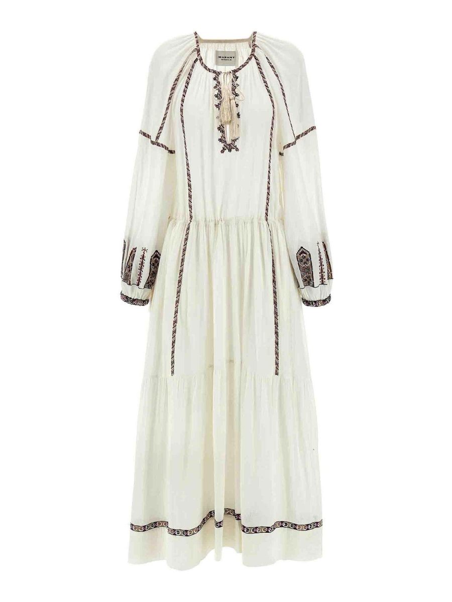 Isabel Marant Etoile Robe Au Genou - Blanc