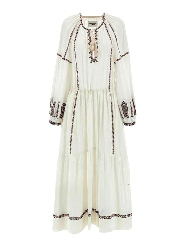 Isabel Marant Etoile Robe Au Genou - Blanc