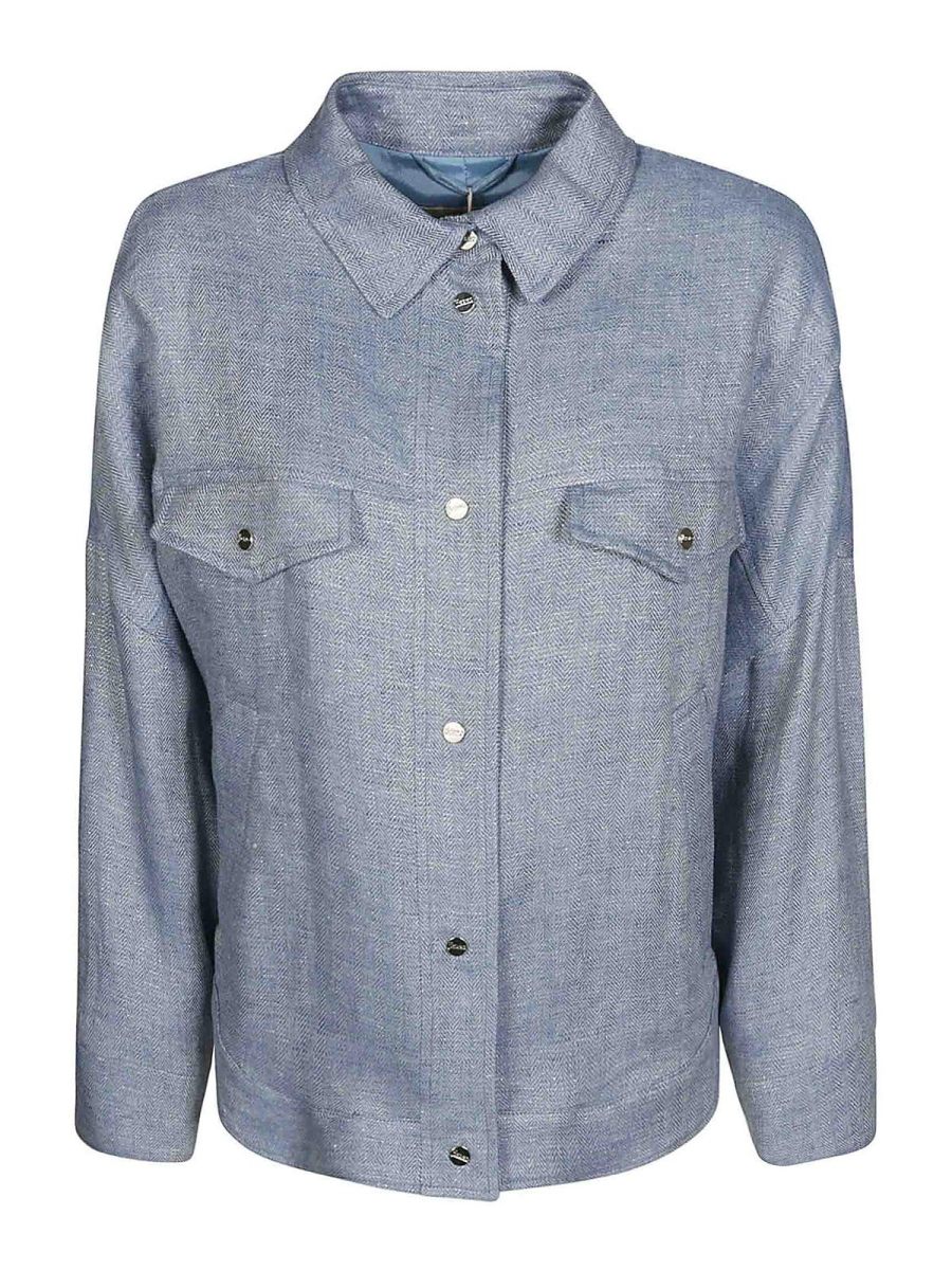 Herno Veste Casual - Bleu Clair