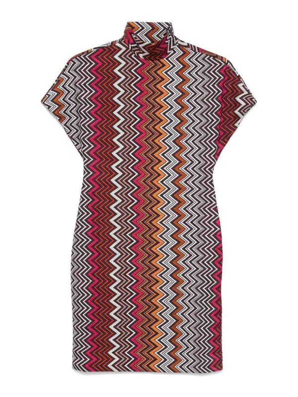 Missoni Robe Au Genou - Noir