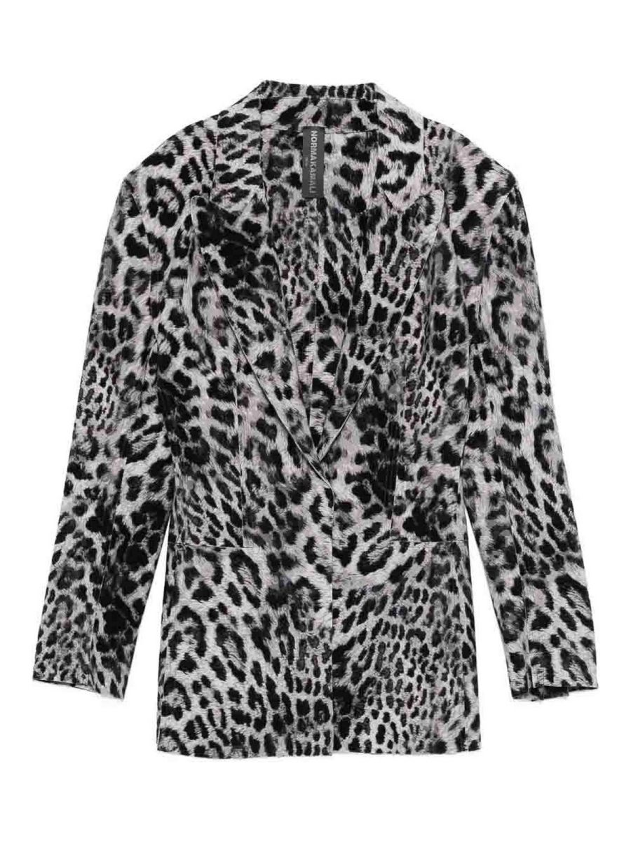 Norma Kamali Blazer - Imprimé Animal