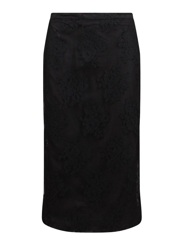 Dolce & Gabbana Jupe Midi - Noir