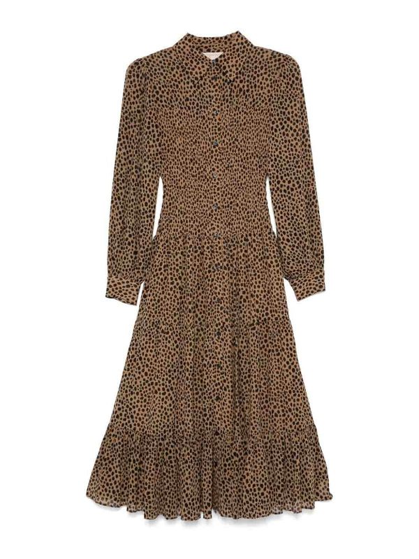 Michael Kors Robe Au Genou - Marron