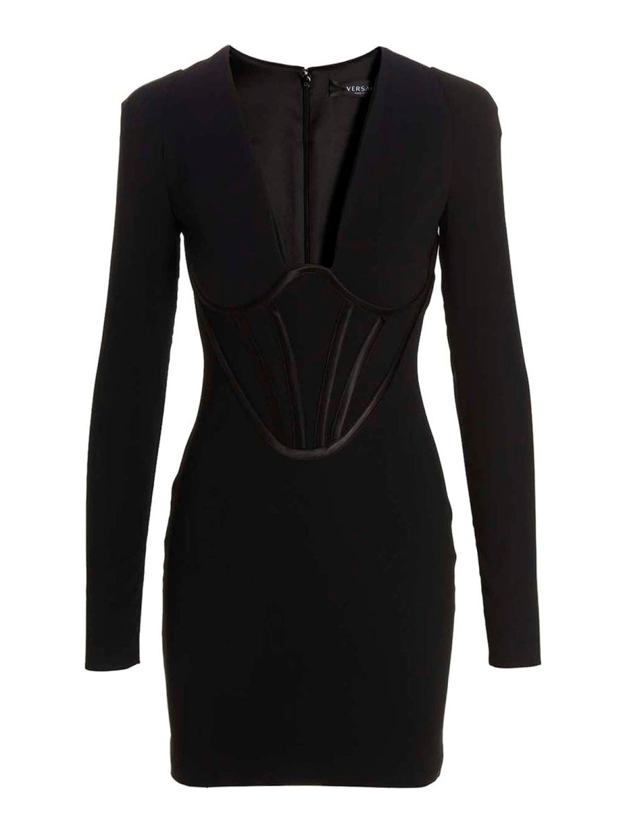 Versace Robe Courte - Noir