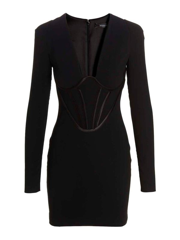 Versace Robe Courte - Noir