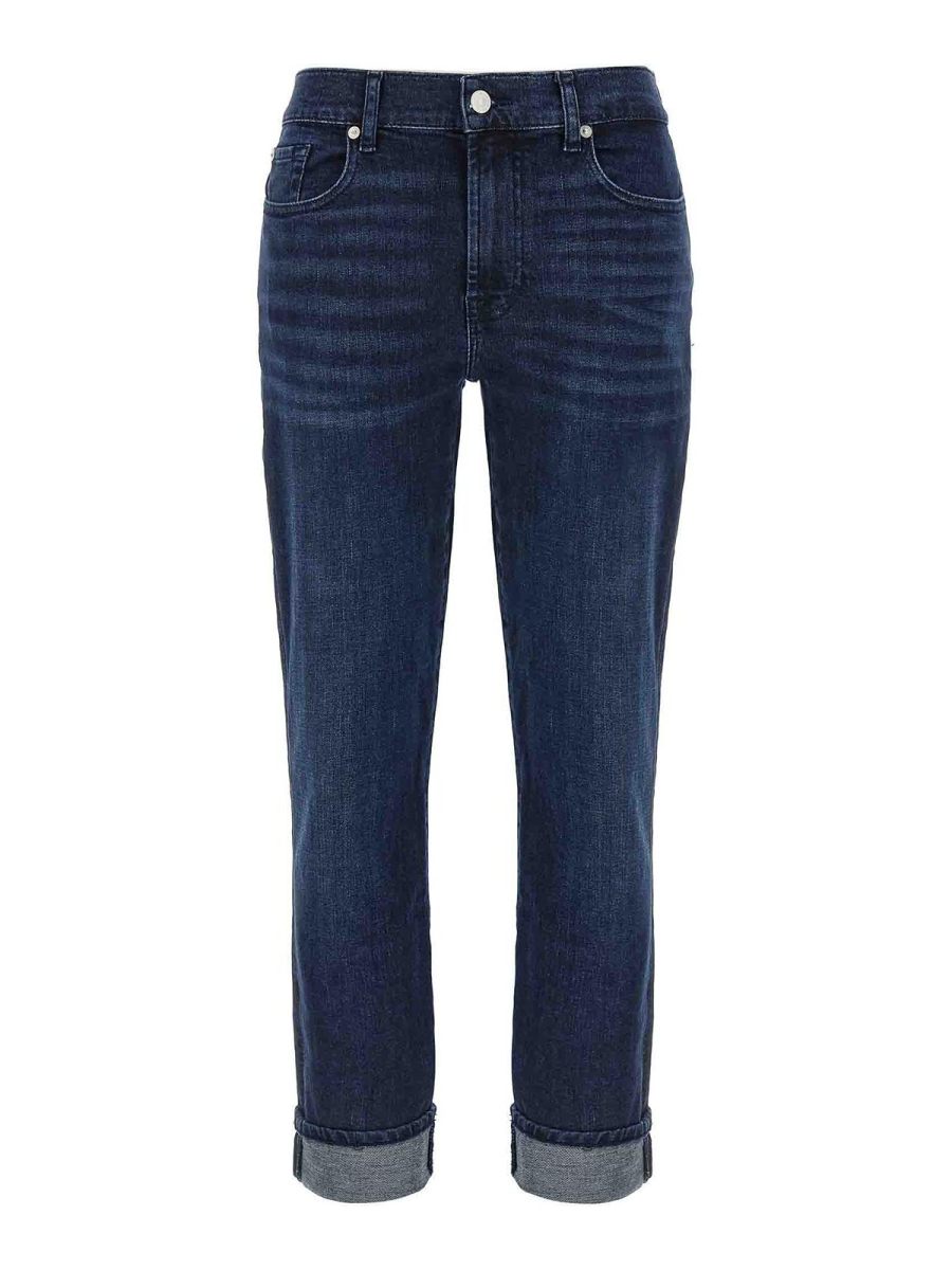 7 For All Mankind Jean Skinny - Bleu