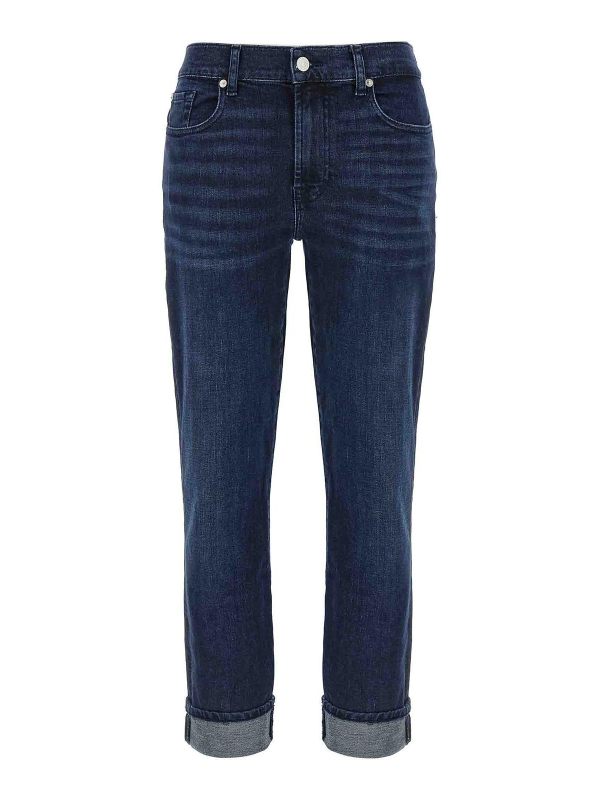 7 For All Mankind Jean Skinny - Bleu