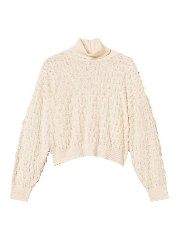 Twinset Pull Col Bateau - Blanc