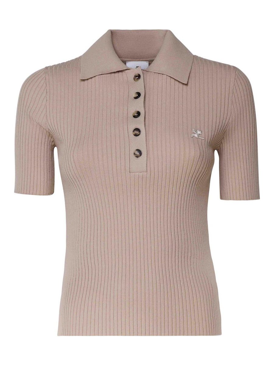 Courreges Polo - Beige