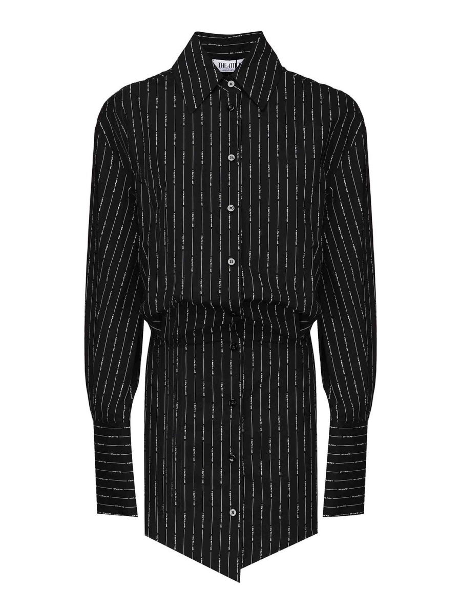 The Attico Robe Au Genou - Noir