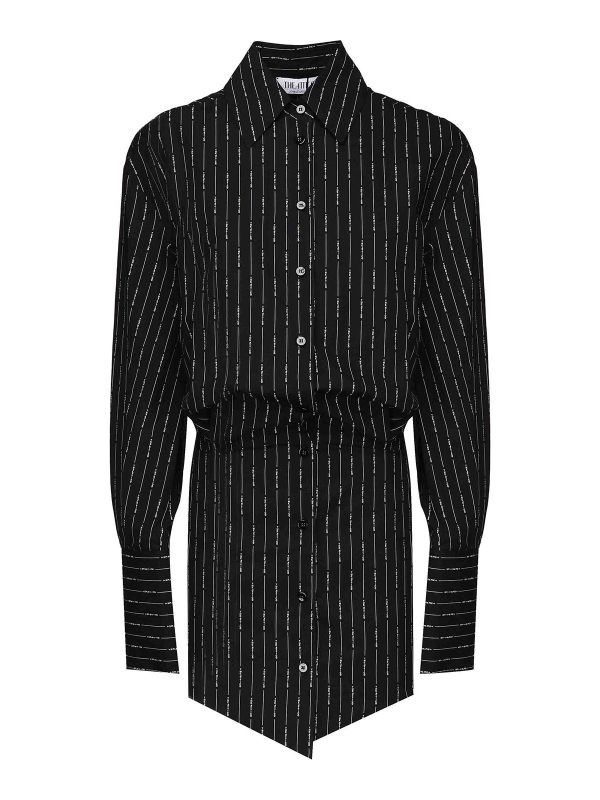 The Attico Robe Au Genou - Noir