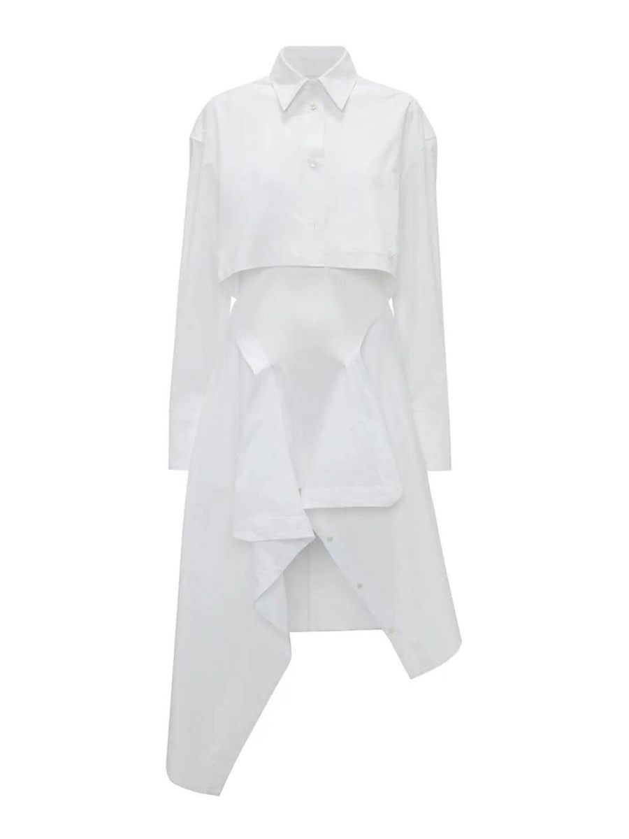 J. W. Anderson Robe Au Genou - Blanc